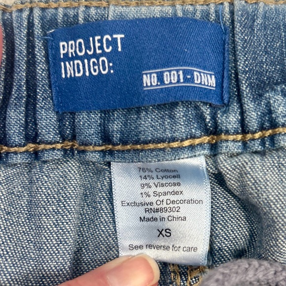 Project Indigo Barrel Denim Jeans - Light Blue XS - Picture 7 of 8